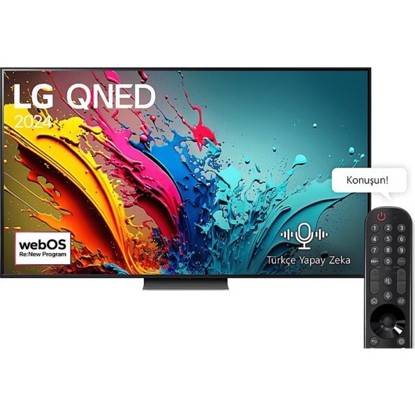 LG 65QNED86T 65" 165 Ekran Uydu Alıcılı 4K Ultra HD Smart LED TV